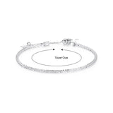 Nouveau Bracelet brillant en argent Sterling 925 pour bébé