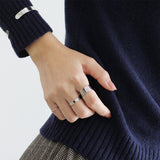 Smooth Adjustable 925 Sterling Silver Ring